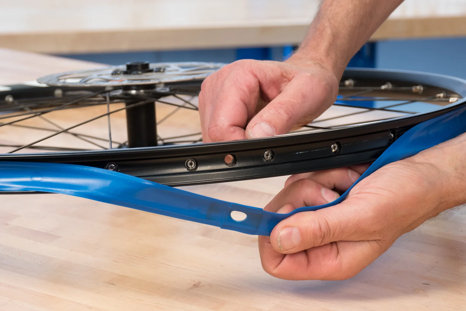 Blue Bicycle Tubeless Rim Tape Durable and Waterproof