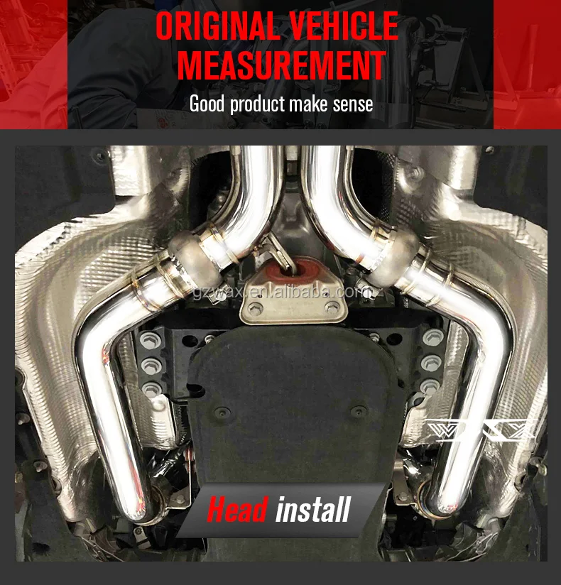 Exhaust Pipe Muffler  Exhaust System Cat-back For Porsche Panamera 970 971 Valvetronic Catback Exhaust