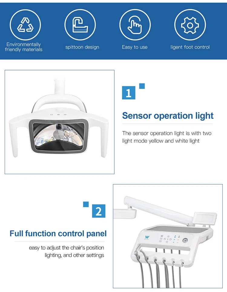 High Performance dental equipment dental chair unit portable dental chair