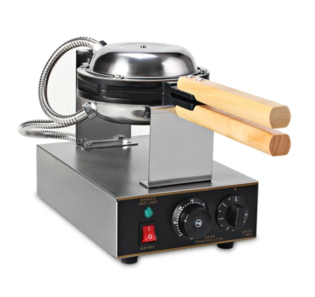 Commercial Rotary Egg Waffle Maker/Commercial Electric Bubble Waffle Making Machine/Bubble Waffle Maker with Timer - Image 3