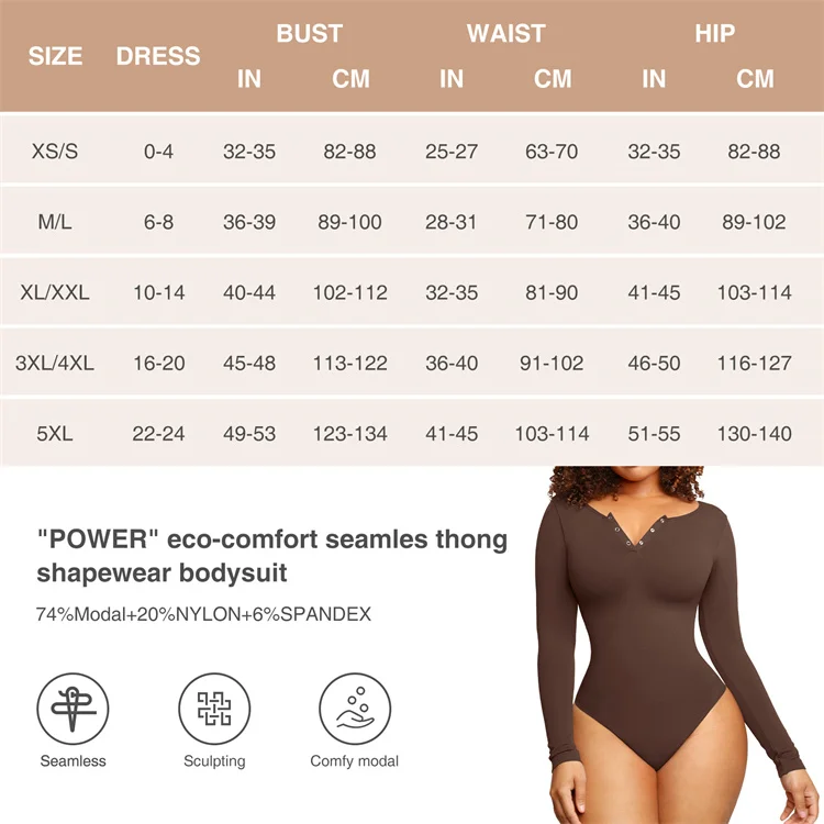 Custom Service Women Sexy Workout Bodysuit One Piece Long Sleeve