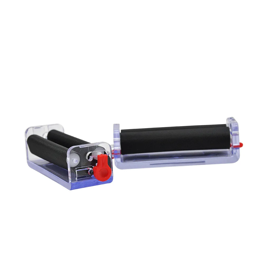 Rolling Paper Accessory 70mm Transparent Adjustable Hand Muller Roller Plastic Tobacco Roller Cigarette Rolling Machine
