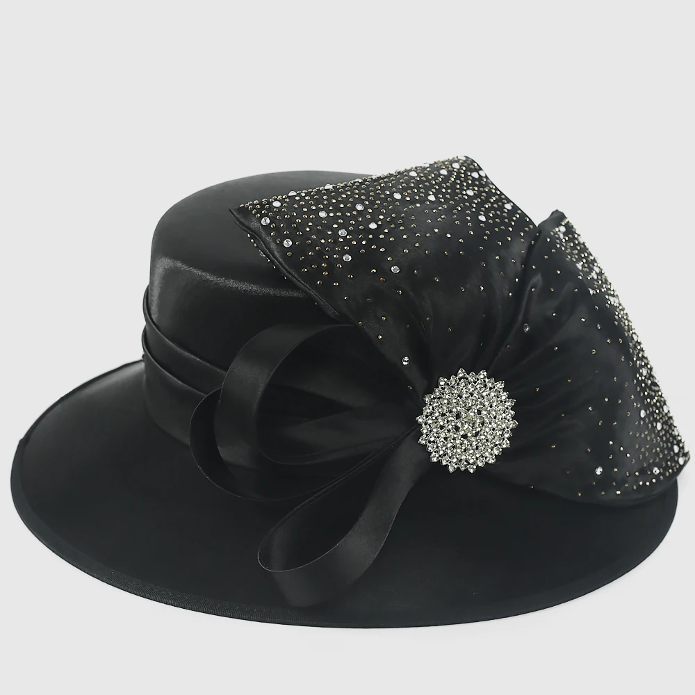 Derby Hat for Women Church Tea Party Kentucky Wedding Cloche  display picture 3