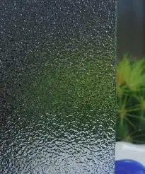 China Direct Supply clear Rain Patterned Stained Glass Flora Nashiji Pattern Glass Wholesale Price