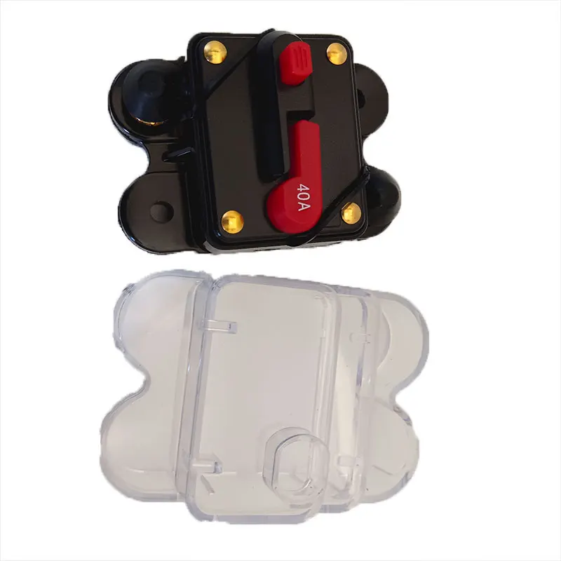 Dc 12 V Automatische Auto Audio Systeem Schip Inline Zekering Stroomonderbreker Automotive Hoge Kan Worden Reset 80 Ampère Iec