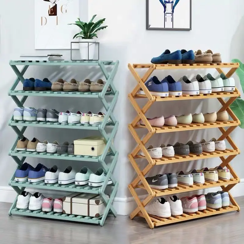 New Arrival Cheap Price Competitive Foldable Wooden Shoe Rack Organizer Cabinet Storage Shoe Racks for Home