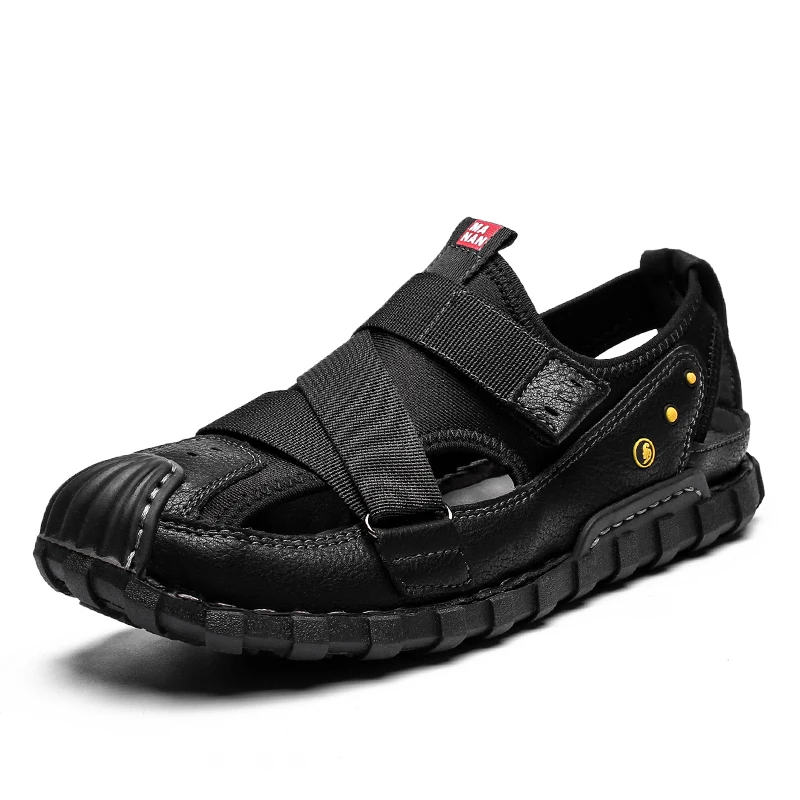 Buy online Black Synthetic Slip On Sandals from Sandals and Floaters for Men  by V-mart for ₹630 at 10% off | 2024 Limeroad.com