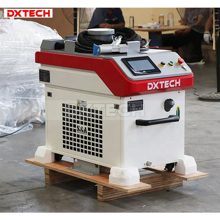DXTECH Easier to Operate Handheld Cnc Mini Fiber Laser Welding Machine 3000w Price Handheld Welding Gun