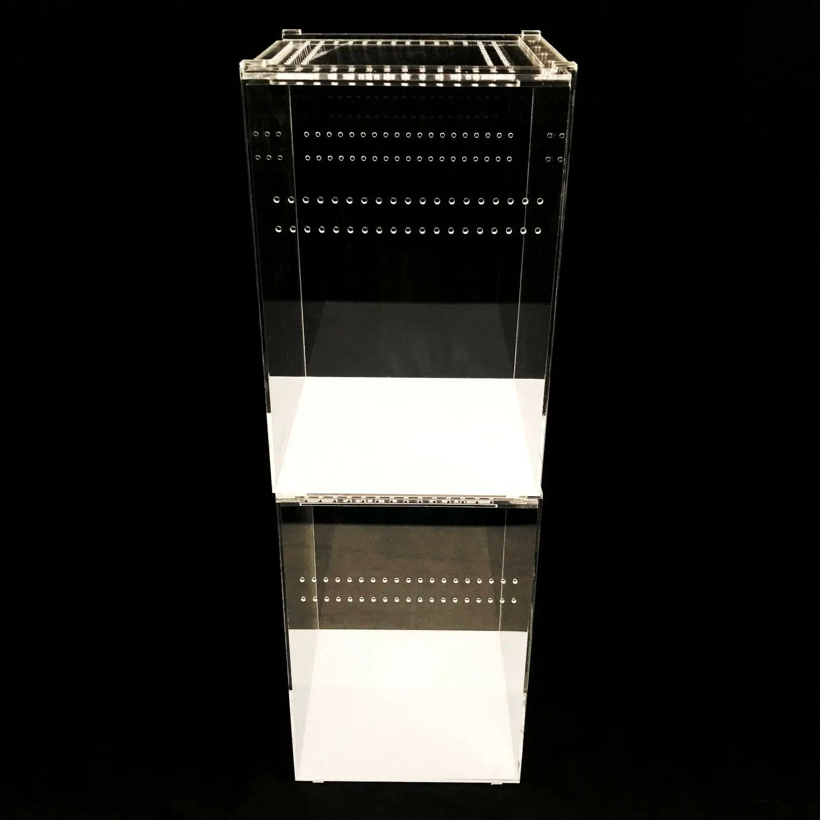 Sliding Lid PMMA Reptile Box Clear Plastic Pet Case Snake Acrylic Cages