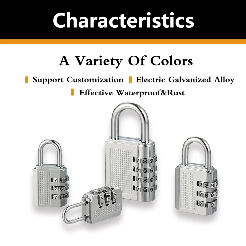 Approved Luggage Lock 3 Digit Tsa Locks