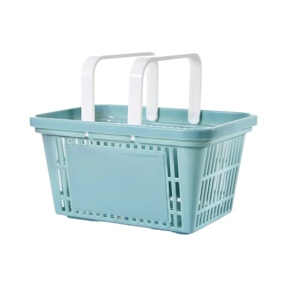 Customizable Japanese Korean Style Plastic Storage Basket for Household Modern Design Desktop Storage and Bathroom Wash Basket