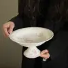Pink Flower Stew Plate 23*12