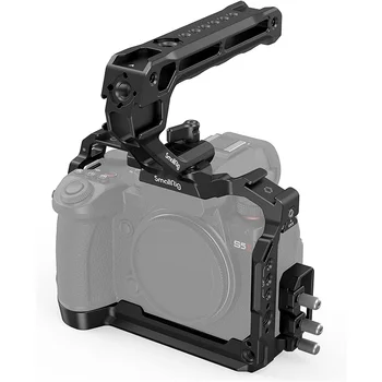 SmallRig Cage Kit for LUMIX G9 II S5 II / S5 IIX with NATO Top Handle and Cable Clamp for USB-C - 4143