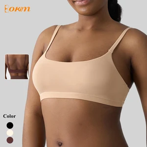 BOKIM New Wireless Solid Slim Fit Bra Comfortable Push-up Seamless Bras Plus Size Support Women's Breathable Bra