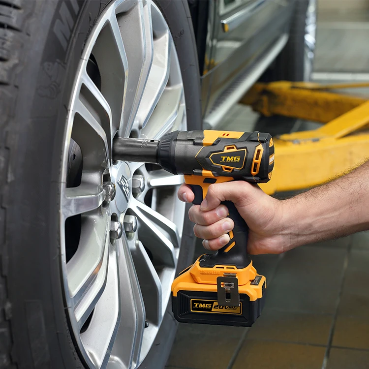 Бесщеточный ударный гайковерт 20V батарея Электроинструмент 1/2