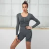 short sleeves shorts 2pcs set(3ea6a7)