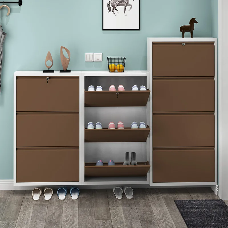 Yinlong Style Modern Shoes Storage Lock Beds Living Room Furniture Cabinets  Shoe Shelf/shoe Racks/metal Shoe Cabinet