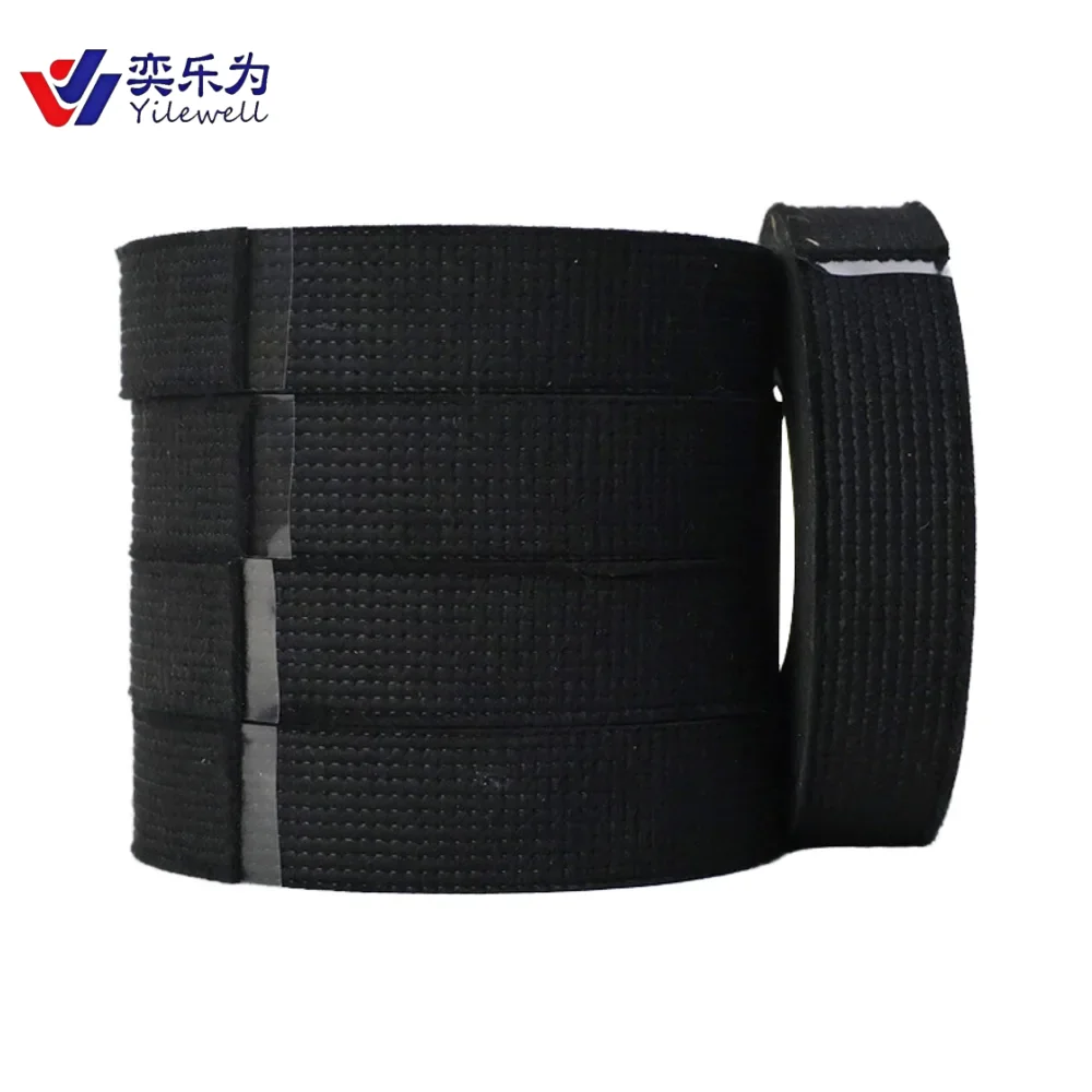 Heat-resistant Single Sided Pressure Sensitive Adhesive Flannel Insulation Tape 19mm  Thickness 15m Cycle Length Masking