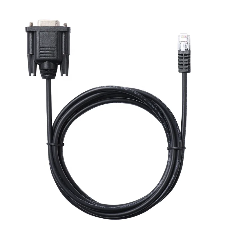 Custom Pinout RS232 DB9 Female to RJ12 6P6C Cable for RS232 Serial Interface Devices