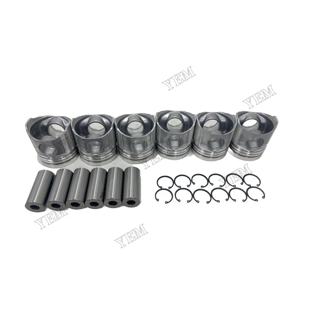 6D110 Piston Kit Fits for Komatsu Engine Parts With Warranty 4