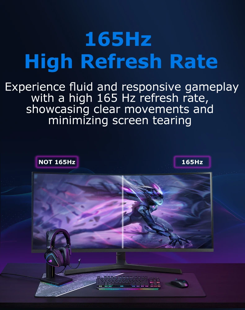 OEM 4K 5K 34 49 Inch Desktop Gaming Monitors - Curved & High Refresh Rate