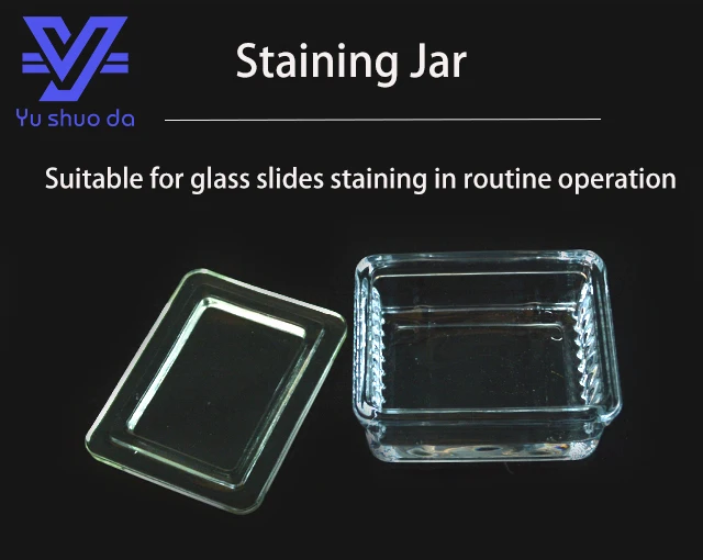 Histology Staining Racks Chemical Jars For Dyeing For Microscope Slide Glass Staining Jar Buy