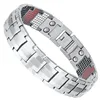 Titanium-colored double-row magnetic mens