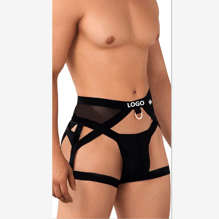 PATON FACTORY CUSTOM Low Rise and Lean Cut on the Sides Sexy Garter Straps   Jock Straps Gay Men Jock Straps  Homme