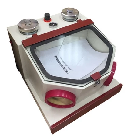 Twin  Pen Sandblaster with Drawer with Two Pens for Dental Equipment Lab