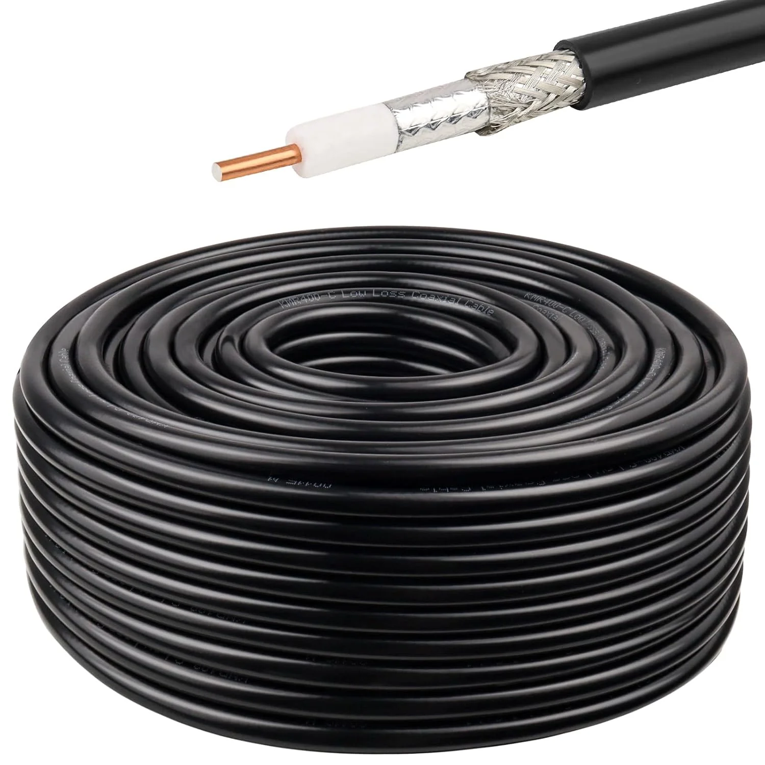 1000ft 305m High Quality 75ohm RG6 Coaxial Cable (50ohm LSR400, RG213, RG58, RG174, 3D-FB, RG316)