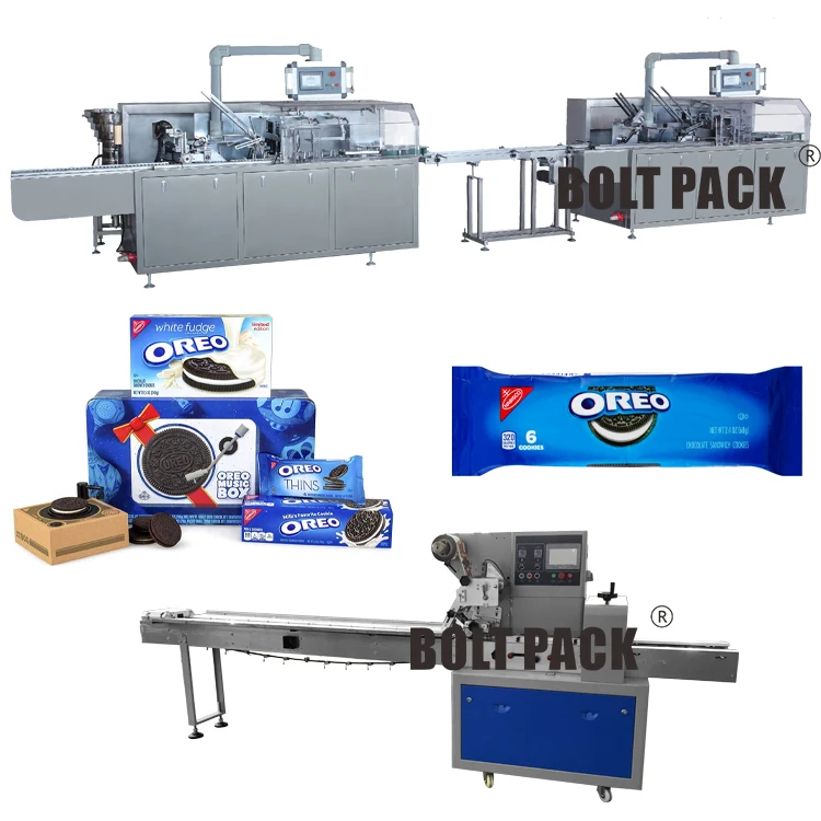 High Speed Horizontal Cartoning Machine Cookies Oreo Carton Packing Machine Price