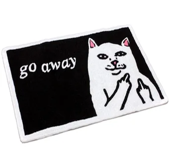 RIPNDIP Go Away Rug Black - FW20 - US