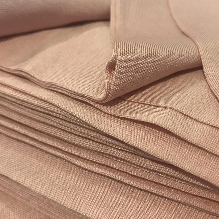100% трикотажная ткань из шелка тутового шелкопряда для однотонной круглой