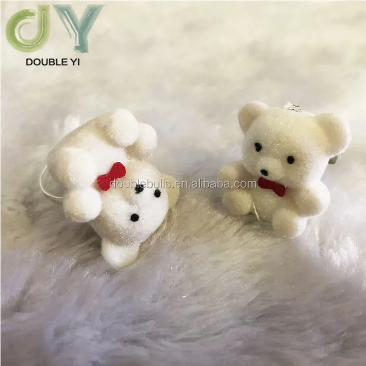 mini white teddy bears