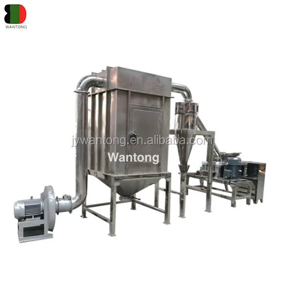 VIDEO! WJT Malaysia Guar Arabic Gum Instant Granules Powder Process Grinding Grinder Crusher Machine