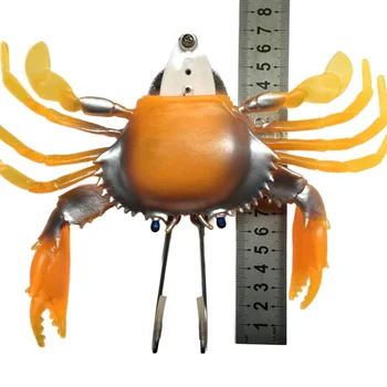 Customized PVC Crab Bait Artificial Seawater Fishing Lure Soft Baits for Stream Lake River & Boat Trolling Accessories – Soft Lure – view 2