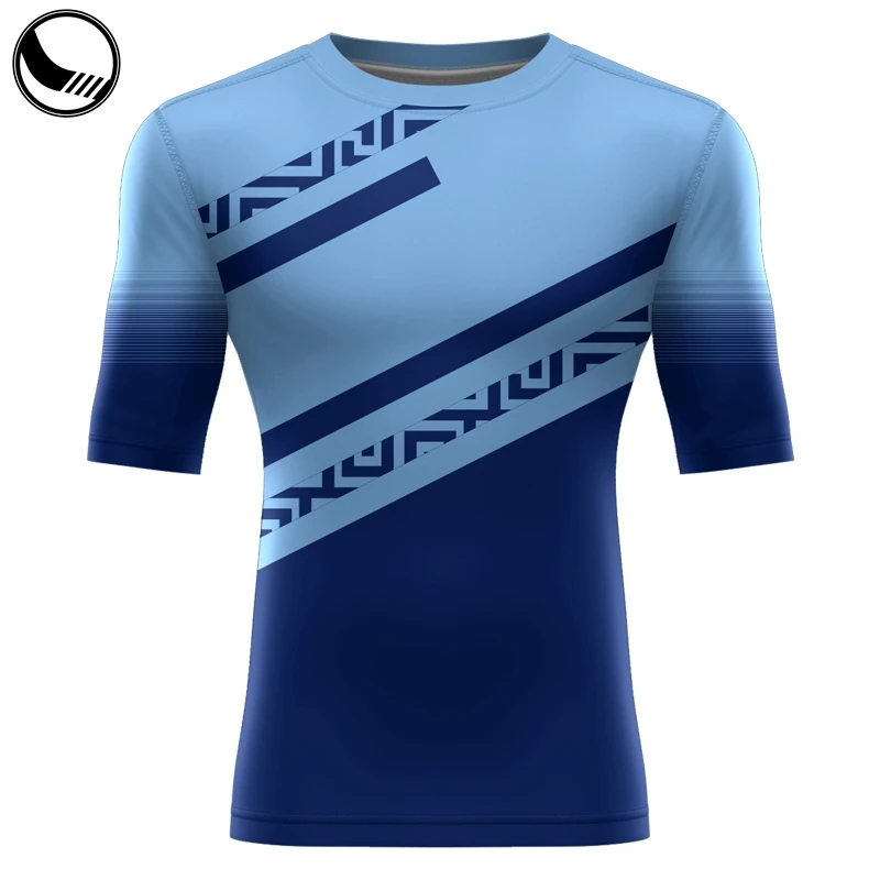 Mens Blank Mma Rash Guard Pattern