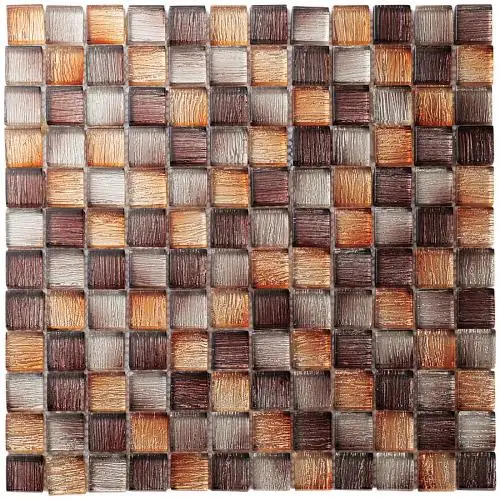 Home 8mm thickness swimming pool tiles mixed colors glass mosaic pool tile
