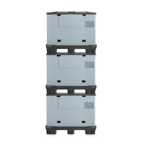 High Quality Foldable Stackable Automotive Parts Waterproof Storage Stacking Plastic PP Pallet Box Bin