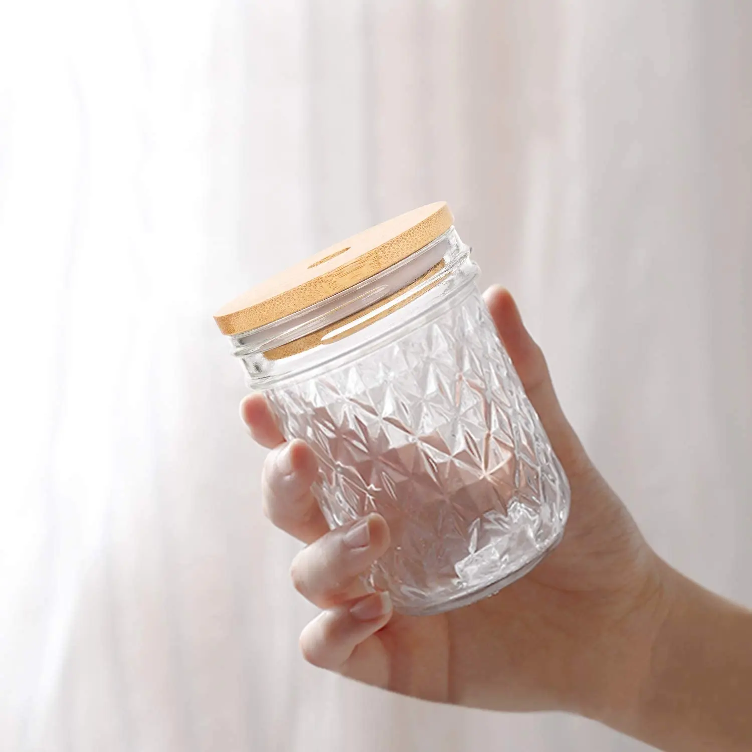 16 oz. Reusable Plastic Mason Jar Cups with Lid & Straw - 6 Ct. | Oriental  Trading