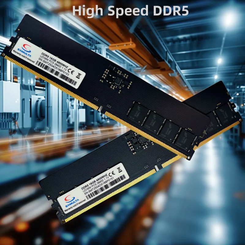 SAMULTA 32GB DDR5 PC5 UDIMM 16GB 8GB 4800MHz/5600MHz ECC Fully Compatible 3-Year Warranty 