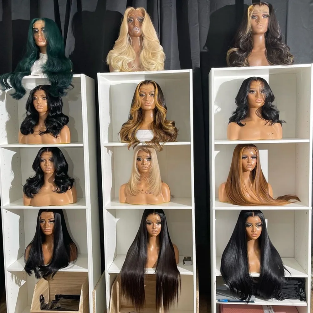 Wholesale HD Transparent Deep Wave Lace Frontal Wig 30 Inch Brazilian Deep  Curly Lace Front Human Hair Wigs for Black Women