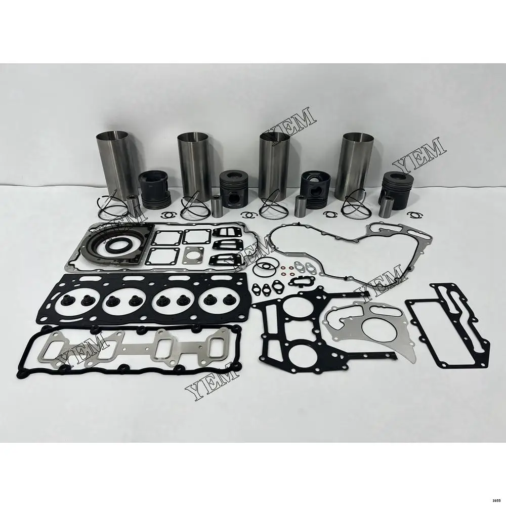 1104C-44 Overhaul Gasket Kit With Cylinder Gaskets Set Piston Rings Liner for Perkins