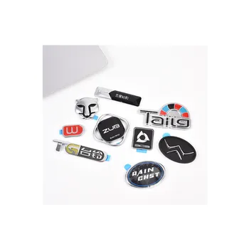 Custom High-Gloss 3D Chrome Plated ABS Car Emblem Auto Logo/Nameplate Sticker Car Stickers