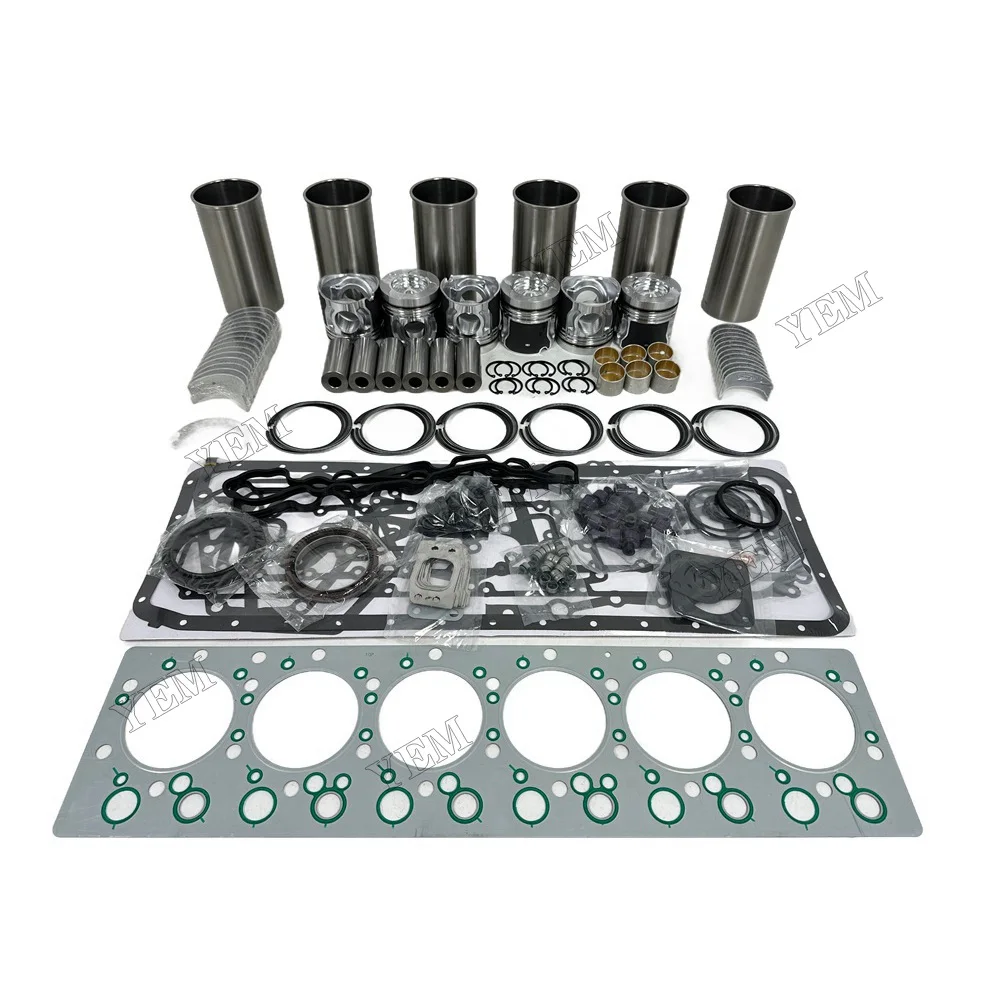 DL08 Overhaul Kit With Bearing Set Engine Parts Fits for Doosan / for Develon Replacement 6