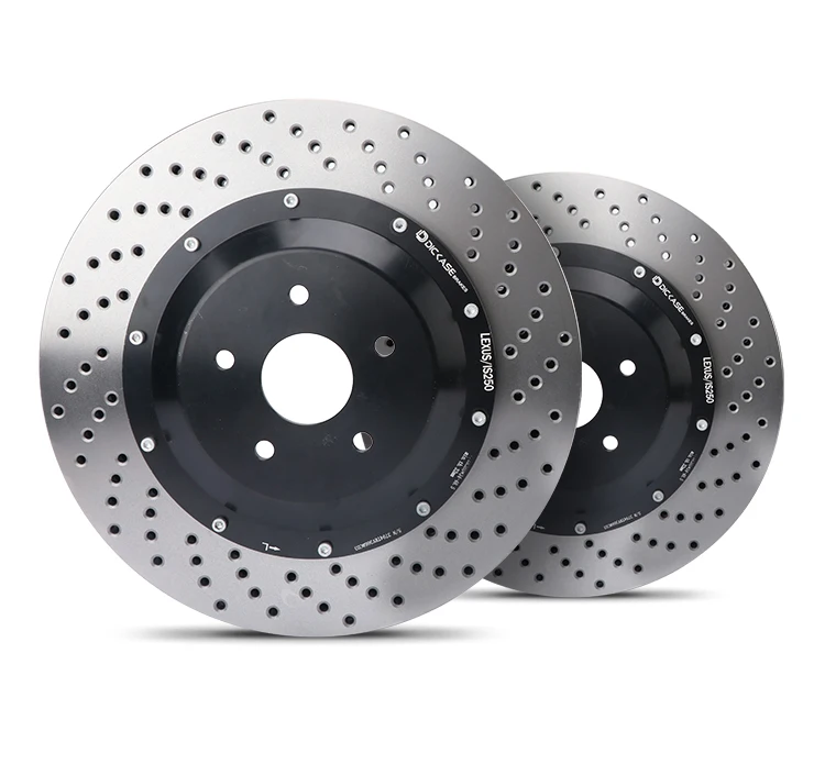 wholesale price drilled style brake discs brakes rotors with 330*28mm 330*32 mm for rear wheel 17 inches