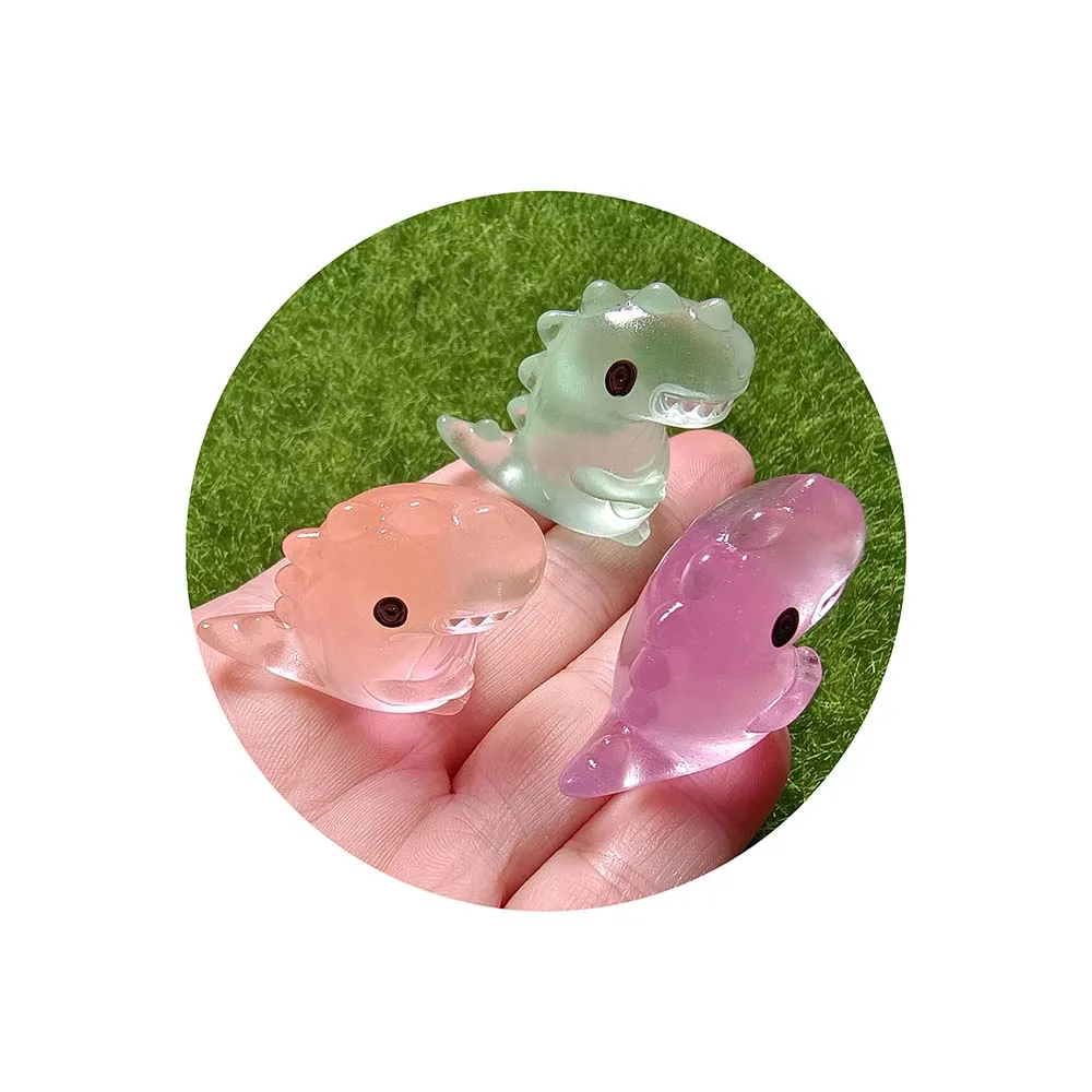 ミニチュアスライムチャーム透明恐竜動物置物おもちゃ| Alibaba.com