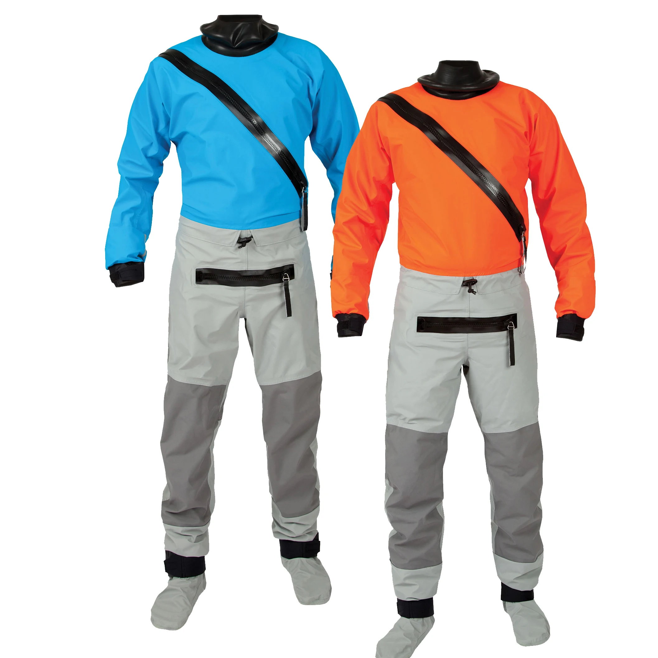Kayak Drysuit For Men In Cold Water Kayaking Paddling Waterproof Front
