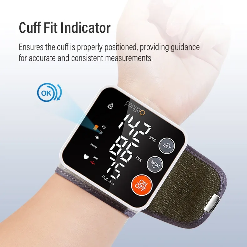 Alibaba.com: Pangao digital wrist blood pressure monitor, portable ...