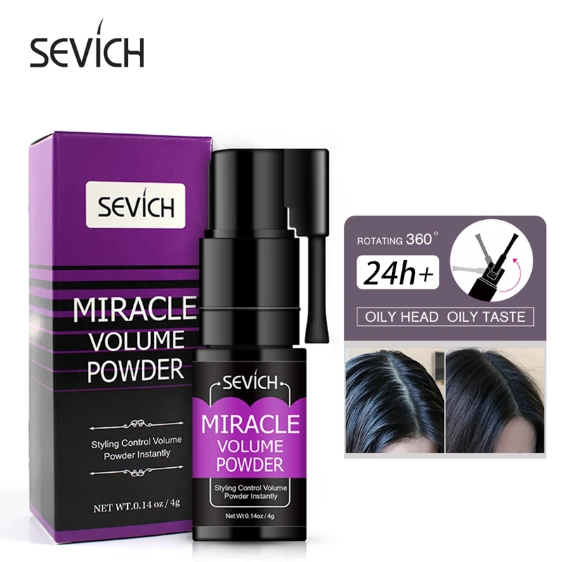 Sevich Volume Powder Private Label Custom Logo Texturizing Fluffy 4g Hair Styling Powder for Men